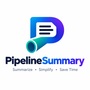 PipelineSummary Logo and Tagline